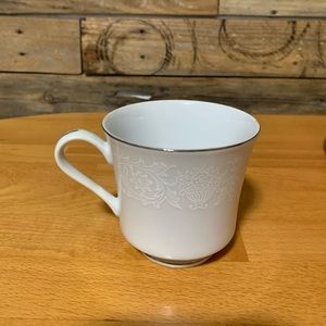 Crown Victoria fine China Lovelace collection tea cup with saucer
